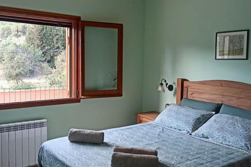 Apartment In Country House With Views And Pool Vespellá エクステリア 写真