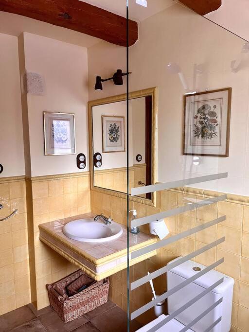 Apartment In Country House With Views And Pool Vespellá エクステリア 写真